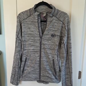 Penn State Women's Gray Full-Zip Utility Jacket